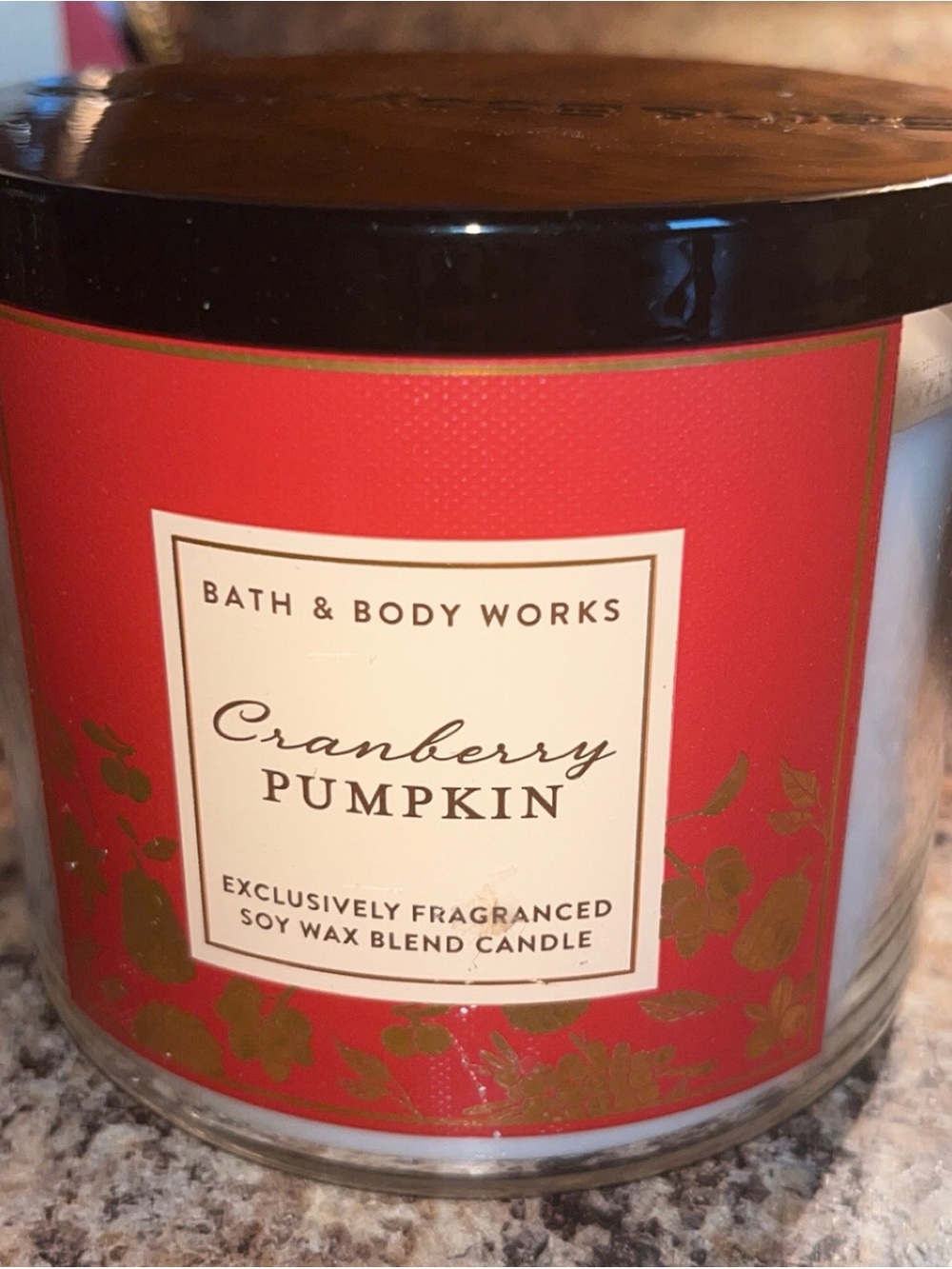 Bath & Body Works Cranberry Pumpkin Candle